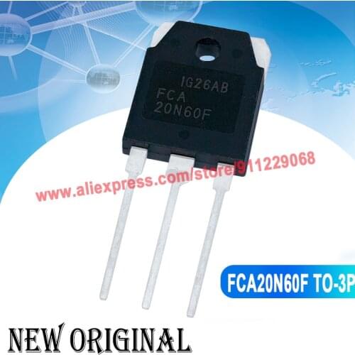 5piece) FCA20N60F 20N60F TO-3P / 2SK2082 TO-3P 900V 9A / FQA160N08 160N08 80V 160A / FQA40N25 40N25 250V 40A TO-3P