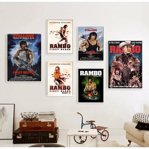 A Drop Blood Movie Canvas Painting Abstract Wall Art Poster Print Modern Decorative Picture Living Room Decoration