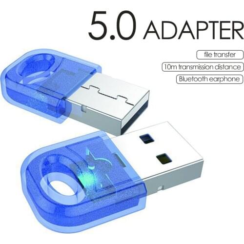 Bluetooth-compatible 5.0 Adapter USB Transmitter for Computer Receptor Laptop Earphone Audio Printer Data Dongle Receiver