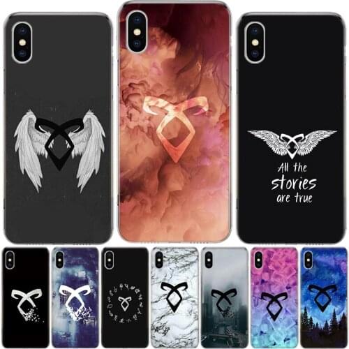Mortal Instruments City Of Bones Phone Case For Iphone 12 MIni 11Pro MAX XS 8 7 6 6S Plus X 5 5S SE XR SE 2020 Cover Shell Coque