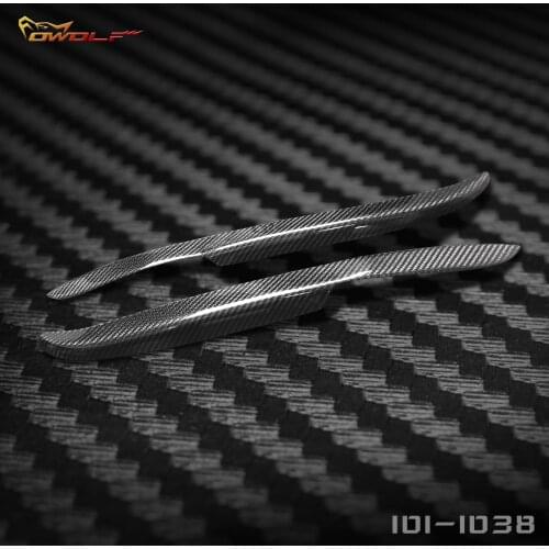 For Honda Civic EG 1992-1995 Real carbon fiber Glass Headlight Cover Eyebrow Eyelid