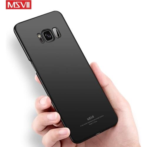 For Samsung Galaxy S8 S9 Cases MSVII Slim Coque for Samsung S8 S9 Plus Phone Case Hard PC Cover for Samsung S 8 S 9 Plus Funda