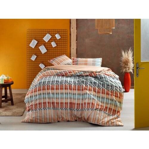 Crown Ranforce Double Personality Duvet cover set Luke Orange