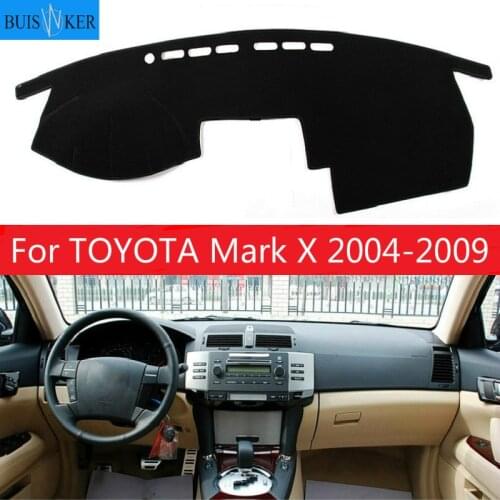 For TOYOTA Mark X 2004 2005 2006 2007 2008 2009 Car Dashboard Cover Mat Pad Dash Dashmat Sun Shade Instrument Carpet Accessories