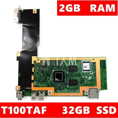T100TAF Motherboard Z3735F CPU 32GB SSD 2GB RAM For ASUS T100TAF Tablet Mainboard Test 100% OK