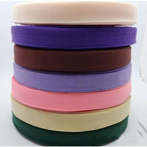 5 meters 25mm Canvas Ribbon Belt Bag Webbing Nylon Webbing Knapsack Strapping Sewing Bag Belt Accessories