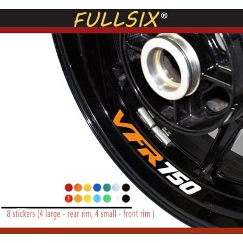 Suitable for Honda VFR750 vfr 750 Motorcycle Styling Wheel Tire logo creative rim inner side decals Decorative sticker