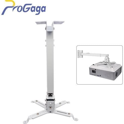 ProGaga Ceiling Projector Bracket Wall Mount Threading Stretch Holder Speaker Projector Adjustable Hanging Bracket Loading 15KG