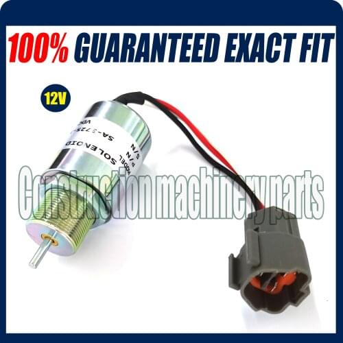 SA-3725-12, 30A87-10044, 30A87-20404 SHUTDOWN SOLENOID FOR MITSUBISHI ENGINE S3L S4L, VOLVO, JOB Excavator