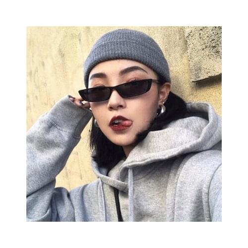 Small Square Sunglasses Women Cat Eye Vintage Design Rectangle Sun Glasses for Men Small Frame Retro Sunglass UV400