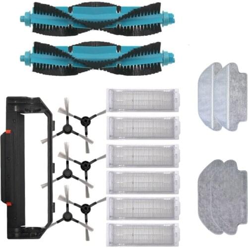 TOP!-Main Side Brush Disposable Mop Rag for Viomi V2 Pro V3 Mop Filter HEPA V-RVCLM21B Accessories Robot Vacuum Cleaner Parts