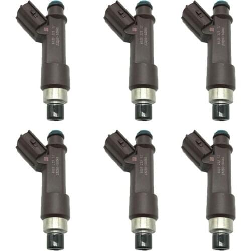 6pcs 23250-50060 23209-50060 Fuel injector for LEXUS ASIA SC430 2002~2005 LS430 2000~2003 4.3L 3UZ