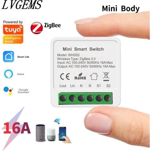 Tuya Zigbee Smart Switch Wireless Remote Control APP Works With Alexa Google Hom