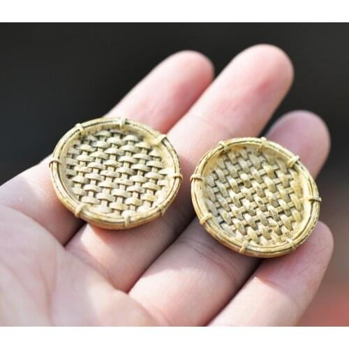 Vintage Dustpan Miniature Fairy Garden Home Houses Decoration Mini Craft Micro Landscaping Decor DIY Accessories