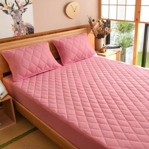 Waterproof Bed Mattresses Cover Washable Bed Cover Multicolor Thickened Waterproof Mattress Protector Flat Mattress Cover