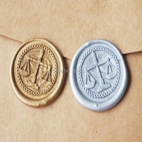 Scales Of Justice Wax Stamp Seal Wedding Invitation Seals