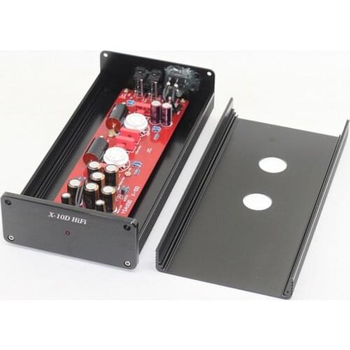 X-10D 2.0 Original Circuit HiFi 6N11 Tube Buffer Audio Signal Tube Preamplifier With AC12V Power Adapter