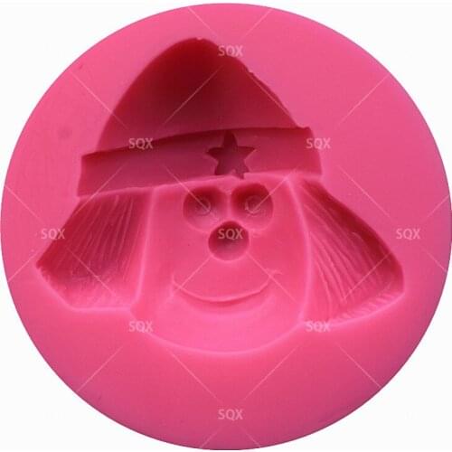 Guard Head Shaped Silicone Mold Fondant Mould Cake Decorating Baking Tools Kitchen Accessories SQ15148