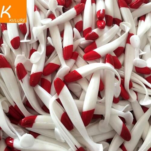 10pcs Soft Lure 5.5/7/9cm Silicon Swimbaits isca Artificial Worm Soft Bait Fish Wobblers Bass Carp Flying Fishing Lure T Tail