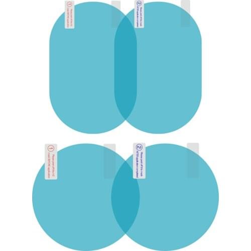 2Pcs Car Rainproof Film Car Rearview Mirror Protective Rain Proof Anti Fog Waterproof Film Membrane Car Accessories