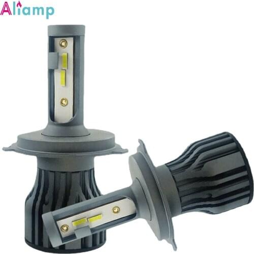 Automobile H1 H7 H4 LED H11 Headlight Bulb 9005 9006 9012 Super Bright Distance and Near One Suitable for Most Models 6000K 2PCS