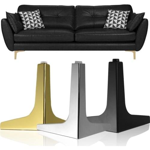 4Pcs Polished Plating Sofa Legs Modern Table Cabinet Cupboard Feet Furniture DIY Replacement Hardware Parts