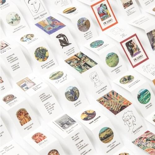 40 Pcs/pack Art Gallery Vintage Scrapbooking Diy Material Paper Pack Retro Painting Collection Art Craft Diary Journal