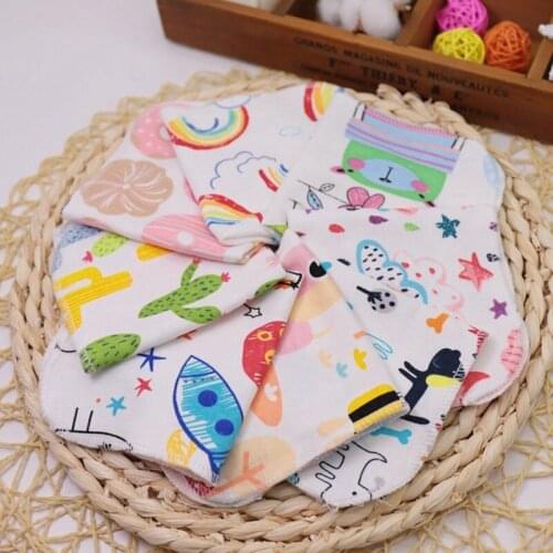 5Pcs Cartoon Cotton Baby Blanket Soft Newborn Blankets 2 Layers Bath Gauze Infant Swaddle Wrap Sleepsack Stroller Cover