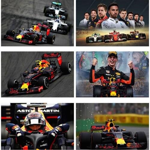 Diamond Painting Full Drill Diamond Mosaic Racing F1 Diamond Embroidery Cross Stitch