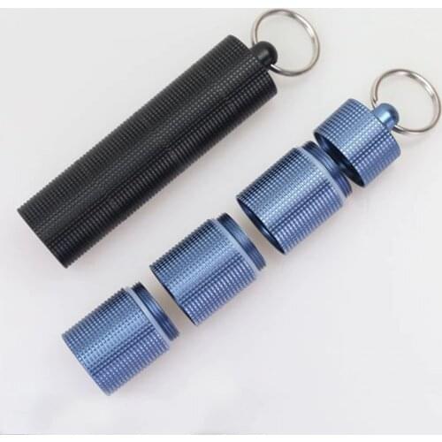 EDC Outdoor Portable Pill Box With Multi-cell Waterproof Seal Small Pill Bottle Mini Large Sub-package Moisture-proof Box