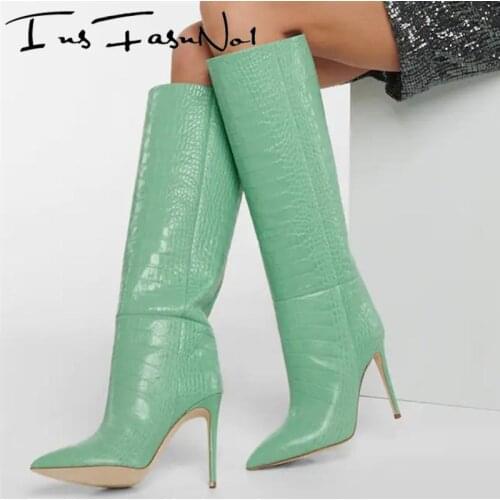 INSFASNNOI Women's High Boots
