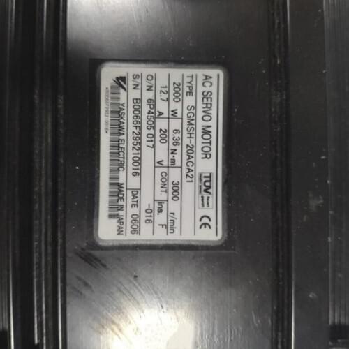 Used Tested Working SGMSH-20ACA21 AC SERVO MOTOR
