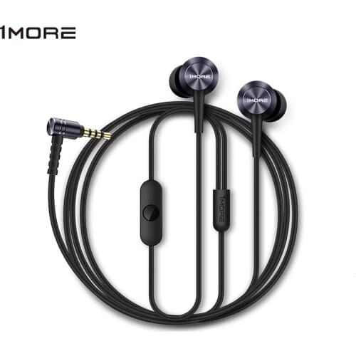 1MORE E1009 Piston Metal Stereo Earphone In Ear Wired Headset Ear buds with 3.5mm In Balanced Immersive Bass Earphones