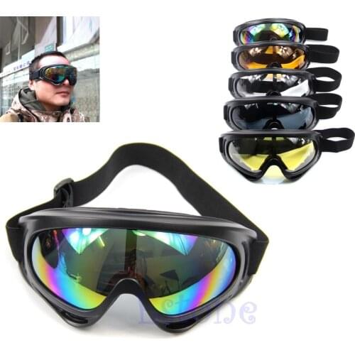 New Motorcycle Ski Snowboard Dustproof Eye Glasses Sunglasses Lens Frame Goggles 5Colors Balaclava