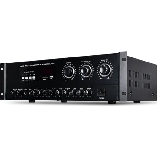 New power amplifier home karaoke with two microphone ports high-power digital power amplifier