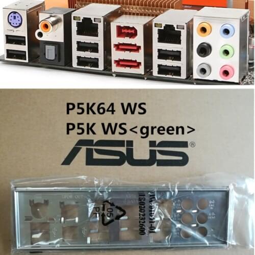 Original IO I/O Shield BackPlate Blende Bracket For P5K64 WS P5K WS green