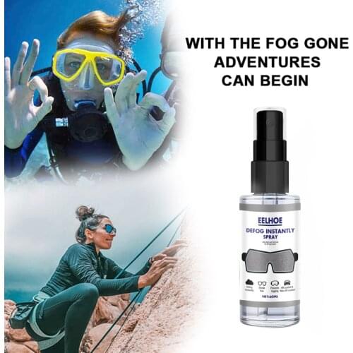 30/60ml Anti-Fog Spray for Swim Goggles Glasses Scuba Dive Mask Lens Cleaner Sports Glasses Empty Bottle Can Use When Add Water