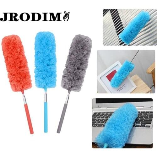 Adjustable Microfiber Duster Brush Feather Duster Dusting Brush Household Cleaning Tool for Air-condition Car Furniture Cleaning
