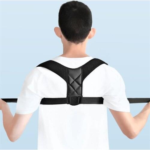 S/M/L/XL Adjustable Brace Support Belt Back Posture Corrector Clavicle Spine Back Shoulder Lumbar Posture Correction 40#61