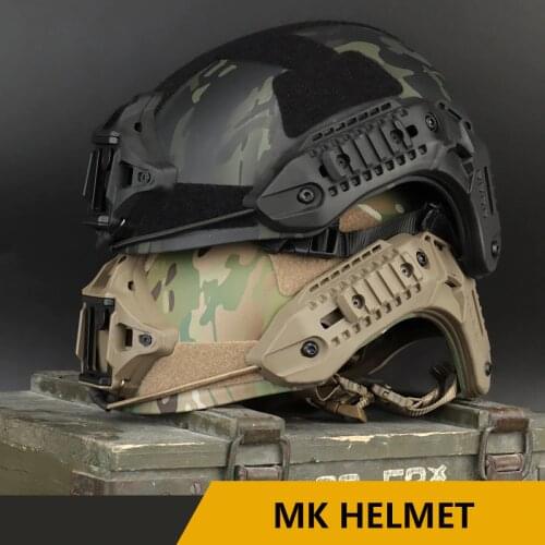 Hunting Style Tactical MK Helmet Hiking Cycling Protective Helmet Pads Combat Airsoft Helmet Outdoor Wargame safy Equipment