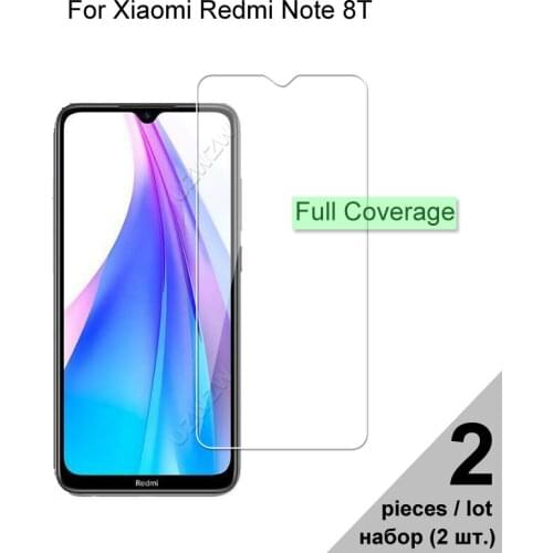 Tempered Glass For Xiaomi Redmi Note 8T Explosion-proof Full Cover Screen Protector Protective Glass For Xiaomi Redmi Note 8T