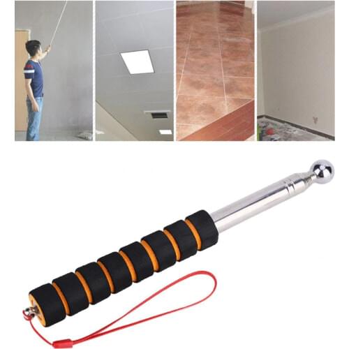 130CM Hollow Drum Hammer Tile Ceilings Inspection Tool Shockproof Empty Drum Hammer with Telescopic Rod