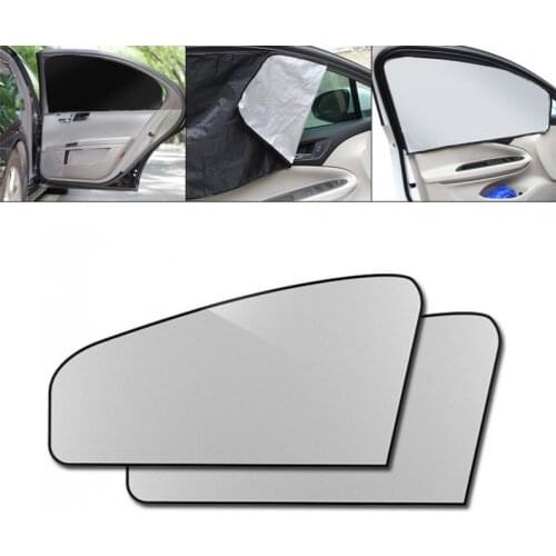 2pcs/pair Universal Car Side Cant Window Heat Insulation Prevented Bask Shade Screens with Magnet