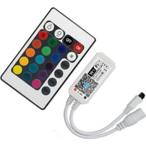 24 key infrared RGB light with WIFI smart phone APP controller colorful controller voice intelligent control