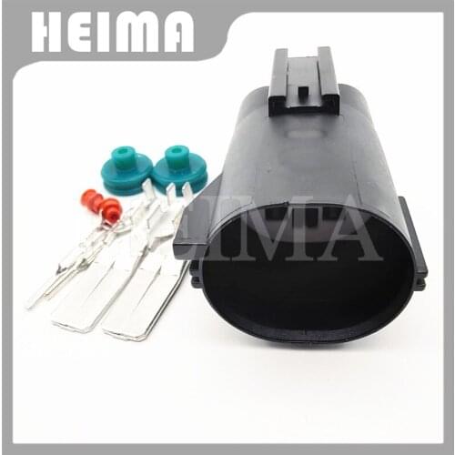 5/10/20 sets black 4 pin male water tank auto electronic connector Cooling Fan Plug for Ford Focus Volvo Land Rover 7282-8497-90