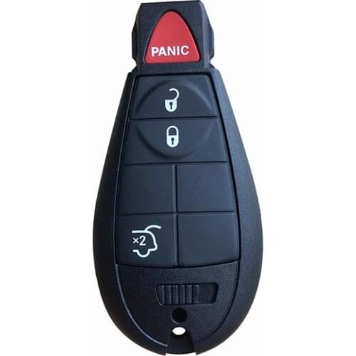 5* Fit For Chrysler For Dodge Key Shell Case Remote Fob Replacement Uncut Emergency Key Blade