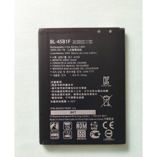 3000mAh BL-45B1F Battery For LG V10 H968 VS990 F600 F600L F600K H961N H900 H901 H960A LS992 BL45B1F Replacement battery