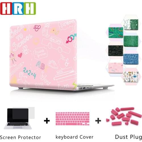 HRH Creative Design Laptop Shell Protective Hard Case Sleeve for Macbook Air Pro Retina 13"12"15"11" Touch Bar A2159 A2289 A2251