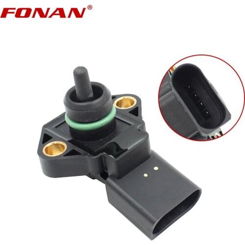 Air Intake Manifold Pressure MAP Sensor For Volkswagen VW Passat Bora Beetle Golf Sharan 1998 1999 2001 0281002177 038906051