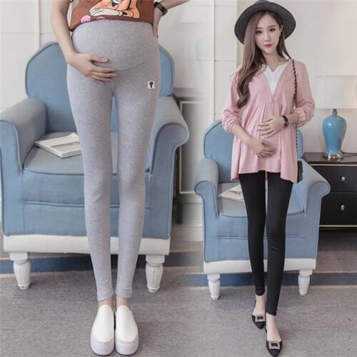 Maternity Leggings Cotton Women Pregnant Leggings Adjustable High Elasticity Maternity Leggings Pregnant Pants pregnancy women